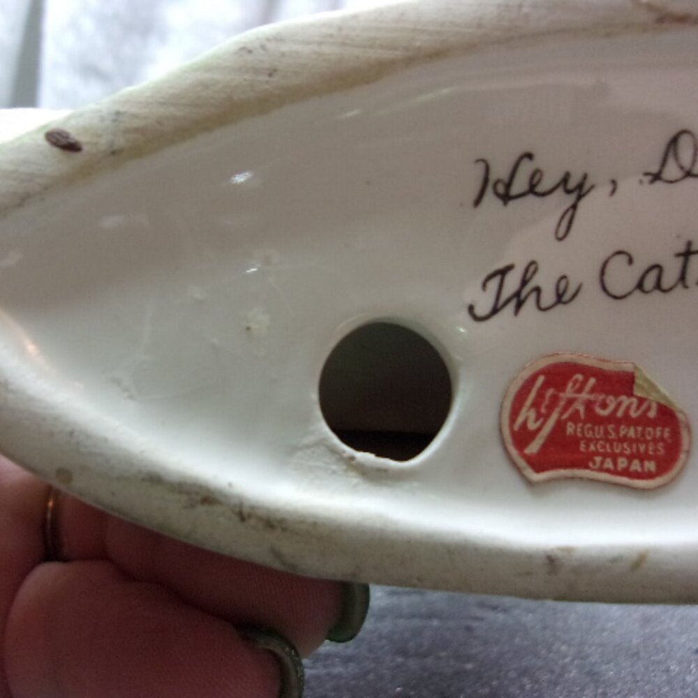 H-427 VINTAGE LEFTON HEY DIDDLE DIDDLE FIGURINE - Picture 12 of 12